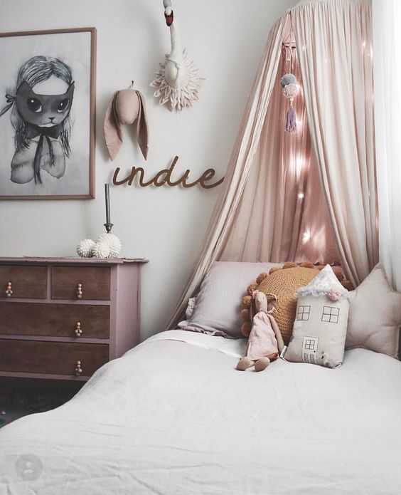 string lights for girls room