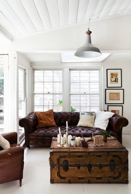 25 Ways To Integrate A Chesterfield Sofa Into Your Interior