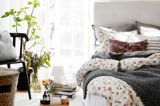 12 pretty floral bedding will enliven your bedroom even in combo with greys