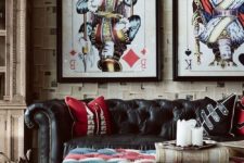 oversized British flag ottoman