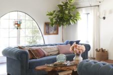 bohemian living room design