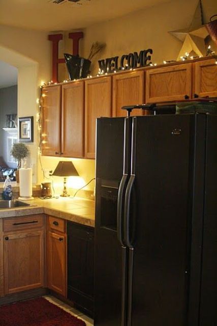 25 Awesome Ways To Use String Lights In Kitchens  DigsDigs