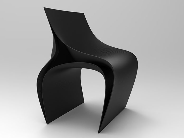 Peeler chair perfectly considers the shapes and lines of a human body to be seated on it and looks futuristic Peeler chair perfectly considers the shapes and lines of a human body to be seated on it and looks futuristic