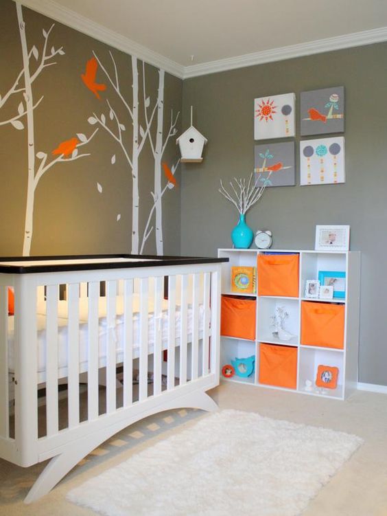 orange is one of the colors loved by small kids, besides it's vivacious and refreshing