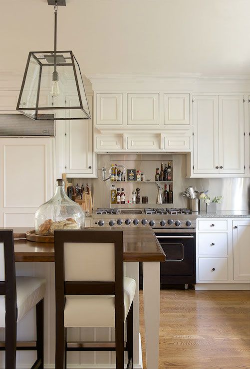 stainless steel cooker backsplash