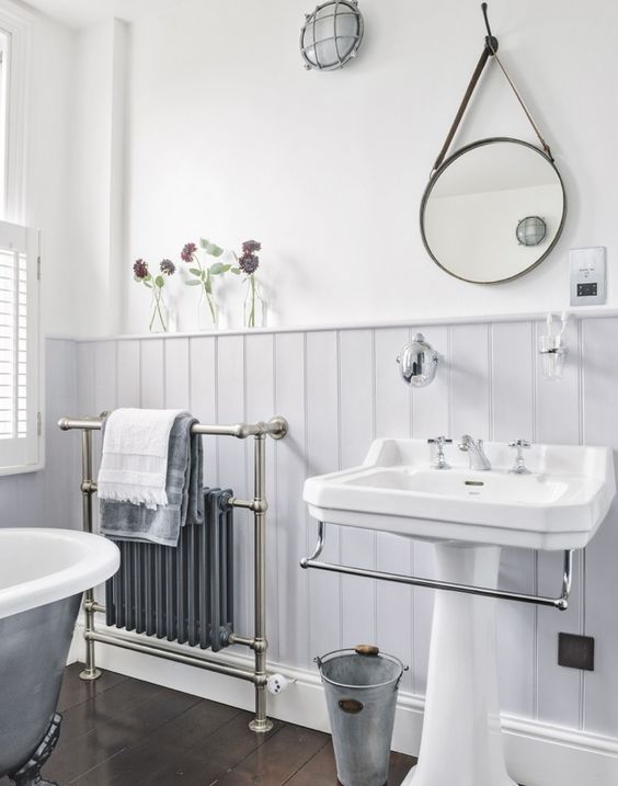  Wainscoting  In Bathrooms  25 Stylish Ideas DigsDigs