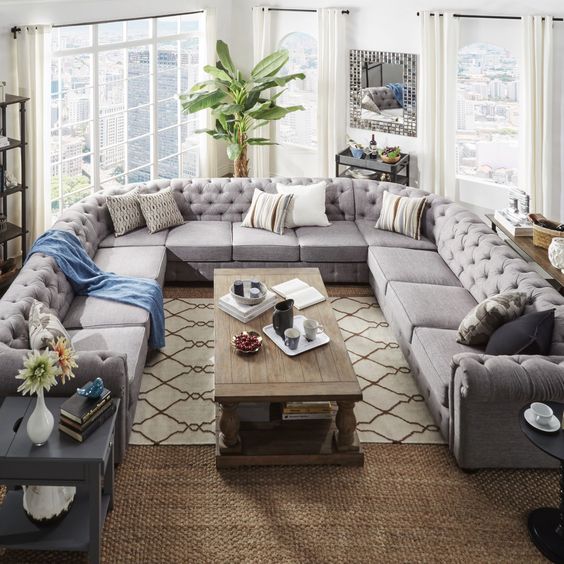 25 Chic Sectional Sofas To Incorporate Into Interior - DigsDigs