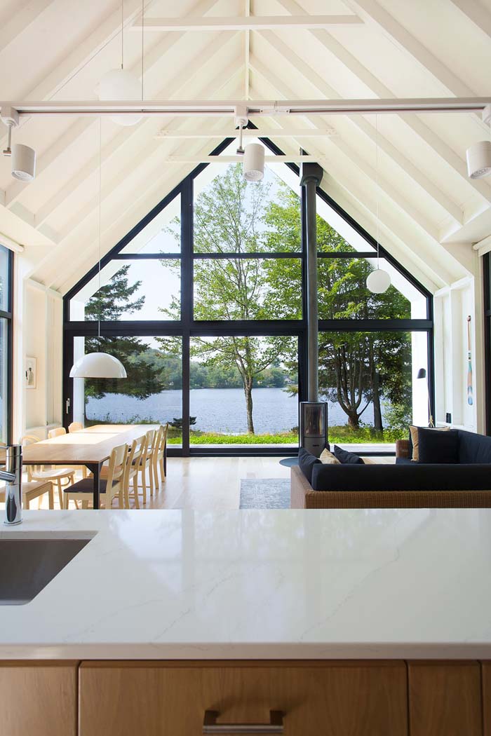 This calm and tranquil lakeside cottage is a minimalist space for comfortable living and as a weekend retreat This calm and tranquil lakeside cottage is a minimalist space for comfortable living and as a weekend retreat
