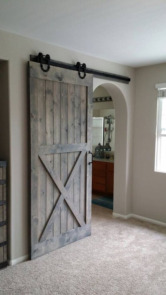 25 Sliding Barn Doors Ideas For A Rustic Feel - DigsDigs