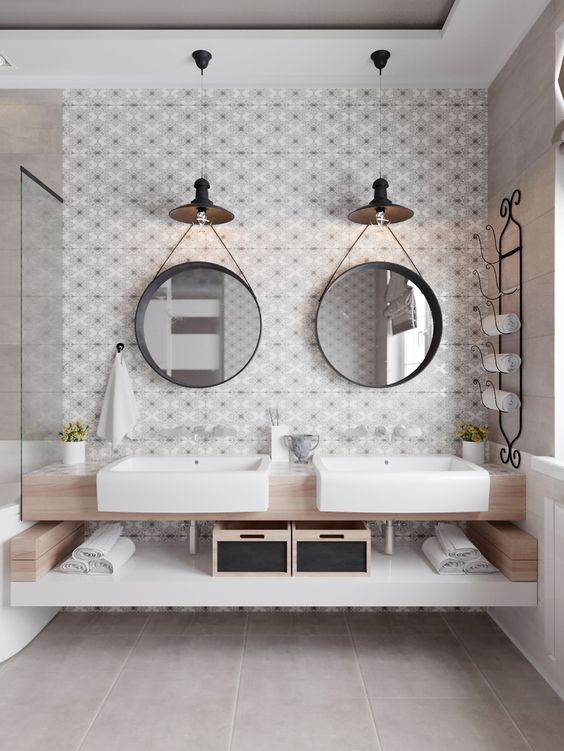 25 Smart And Stylish Bathroom Shelving Ideas - DigsDigs