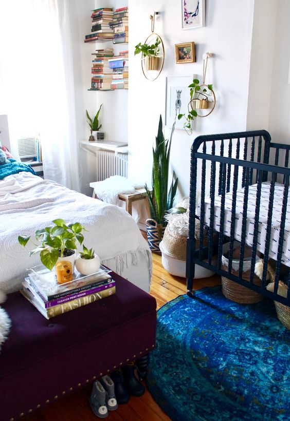 26 ideas to make a nursery work in a master bedroom