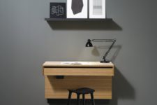 space saving wall-mount furniture piece