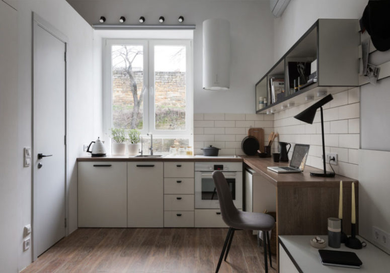 Everything looks modern, chic and very compact, though there's absolutely everything for comfortable living Everything looks modern, chic and very compact, though there's absolutely everything for comfortable living