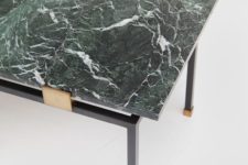 12 a stylish statement cna be easily made – just buy a coffee table with a green marble top