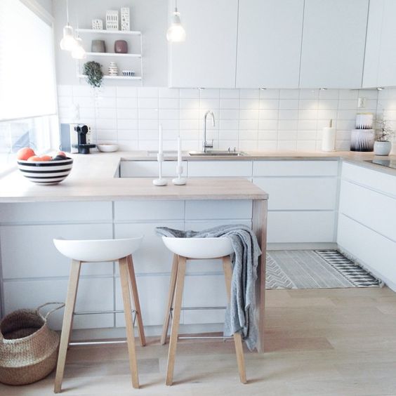 built-in lights plus additional bulbs hanging from above illuminate this peaceful space