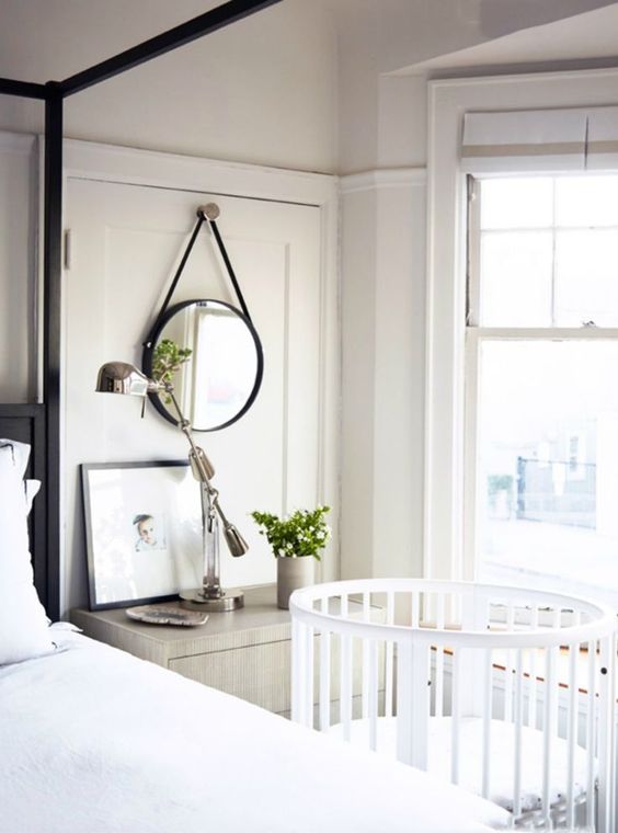 placing a crib by the window is great to give your kid as much natural light as possible