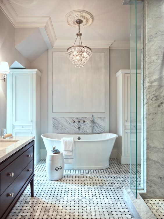 25 Chic Bathtub Backsplashes To Stand Out DigsDigs