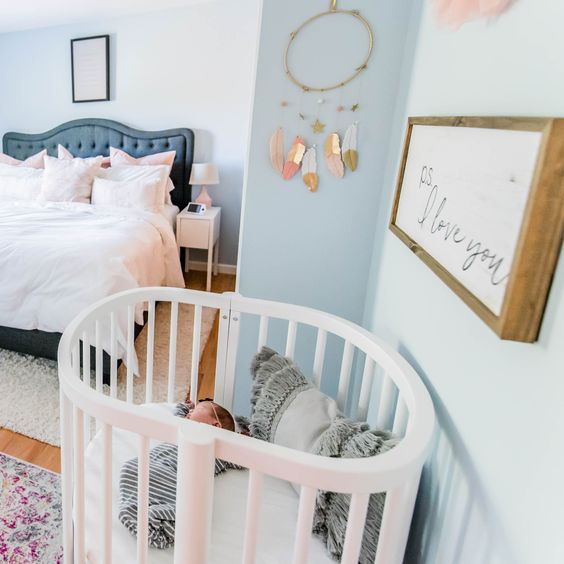 26 ideas to make a nursery work in a master bedroom