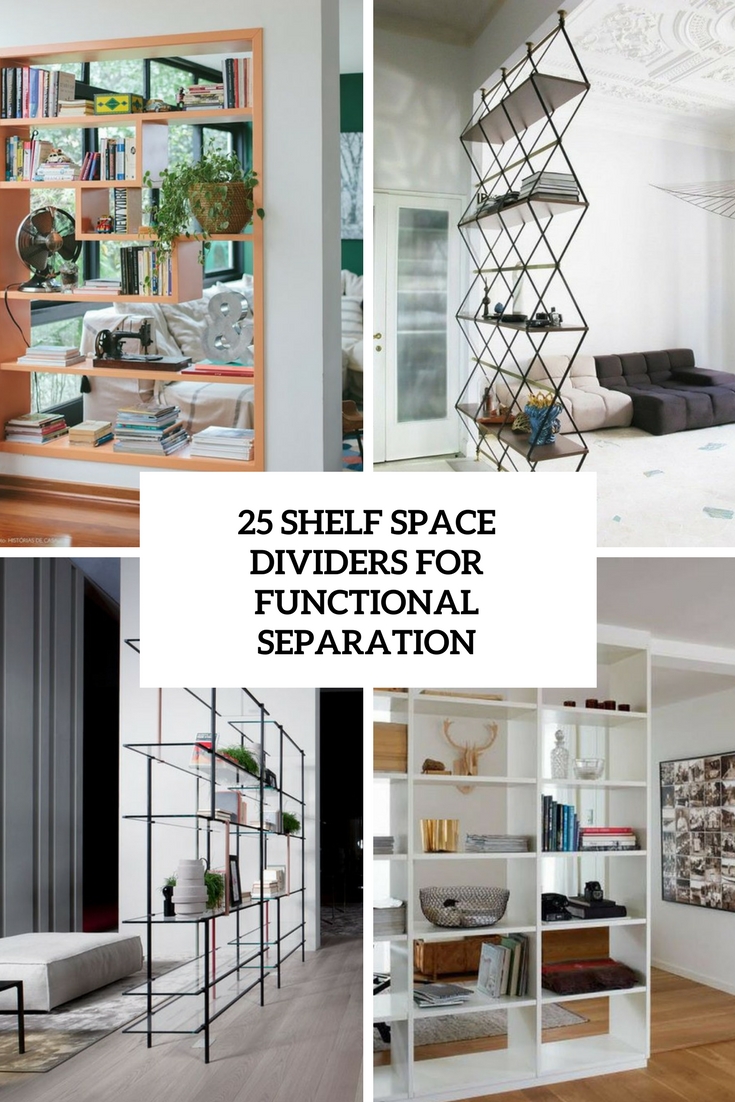 25 Shelf Space Dividers For Functional Separation