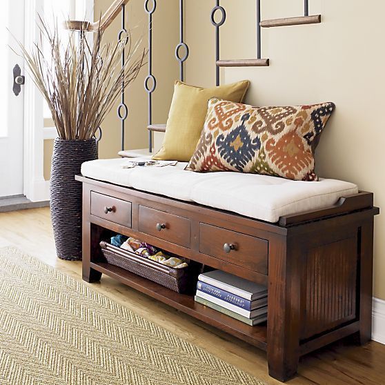 25 Practical Entryway Benches With Storage DigsDigs