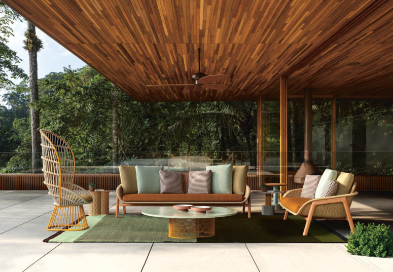 1950s Inspired Vimini Outdoor Furniture Collection