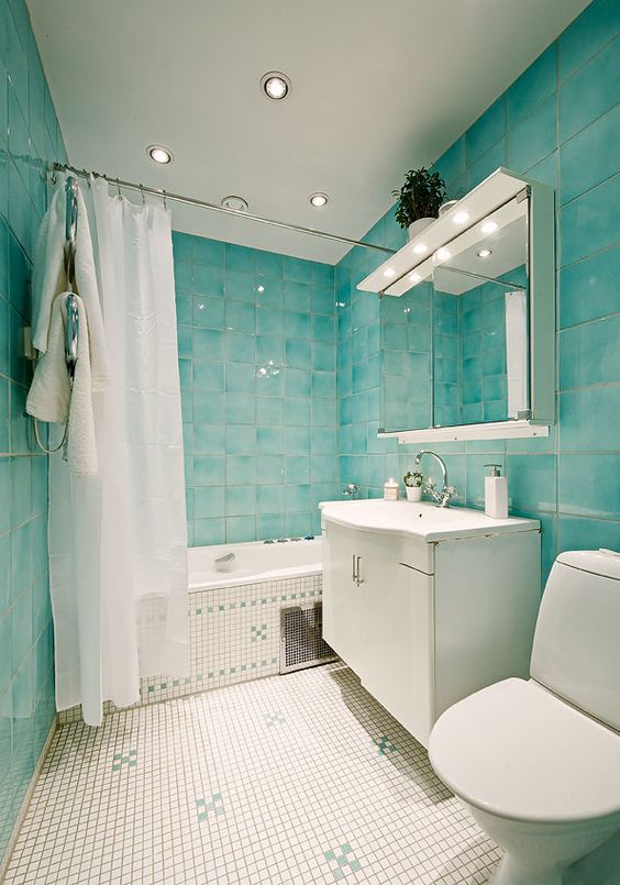25 Gorgeous Turquoise Bathroom Decor Ideas DigsDigs 25 Gorgeous Turquoise Bathroom Decor Ideas DigsDigs