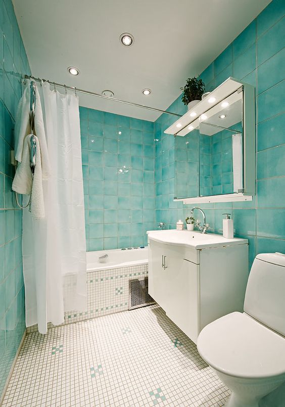 25 Gorgeous Turquoise Bathroom  Decor  Ideas  DigsDigs