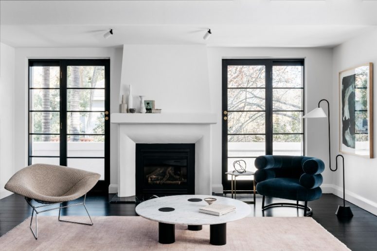 The impeccable taste, with which the furniture was chosen, just strikes, and look at that fireplace, that was newly built isn't it perfect stylized The impeccable taste, with which the furniture was chosen, just strikes, and look at that fireplace, that was newly built - isn't it perfect stylized