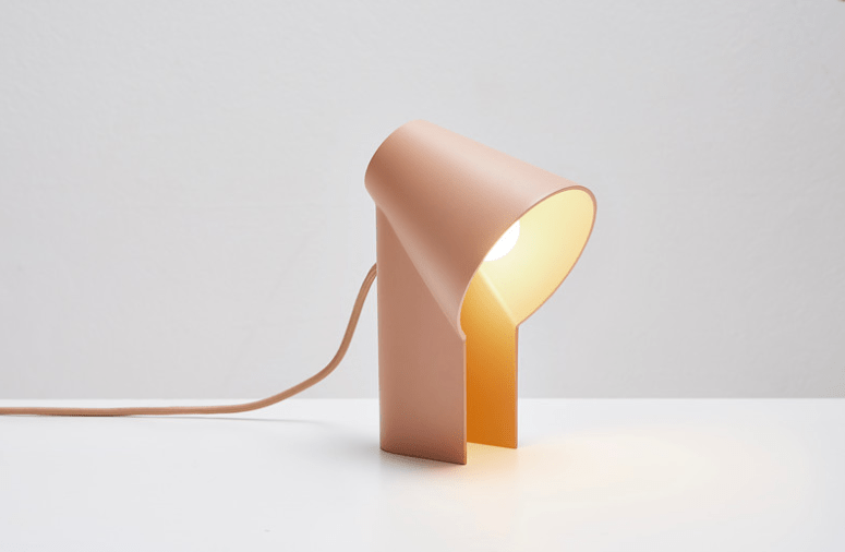 minimalist lamp The piece is a nice idea for a contemporary or a minimalist interior