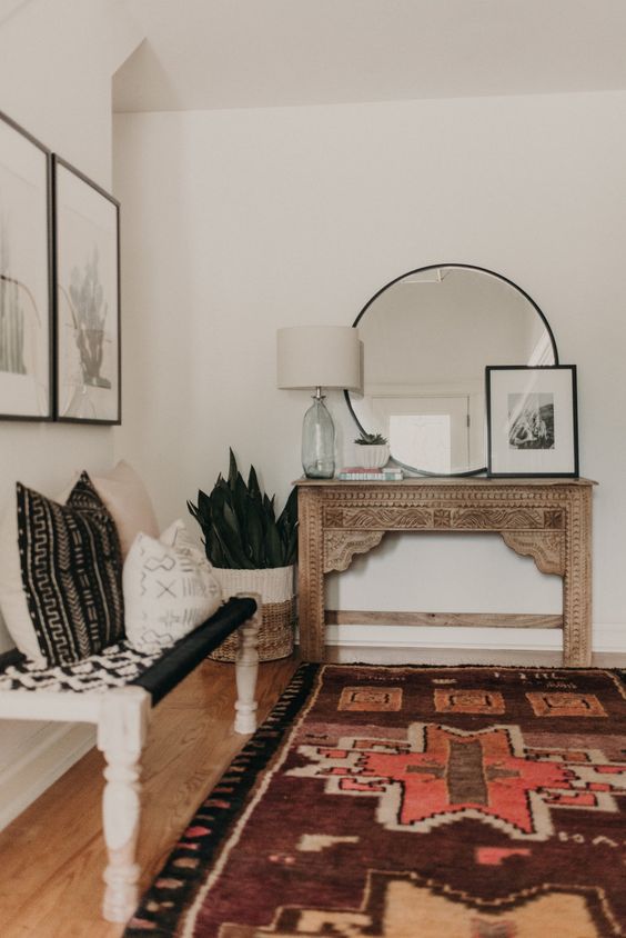 25 Cool Ideas For A Boho Chic Entryway - DigsDigs