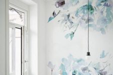 11 beautiful watercolor floral wallaper to accent the workspace