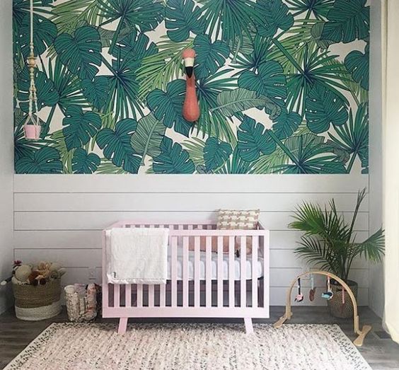 tropical nursery decor
