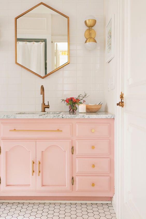 25 Ways To Incorporate Pink Into Bathroom Decor Digsdigs