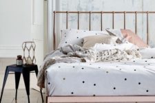 24 spruce up the sleeping space with a touch of print like here – polka dots on the bedding