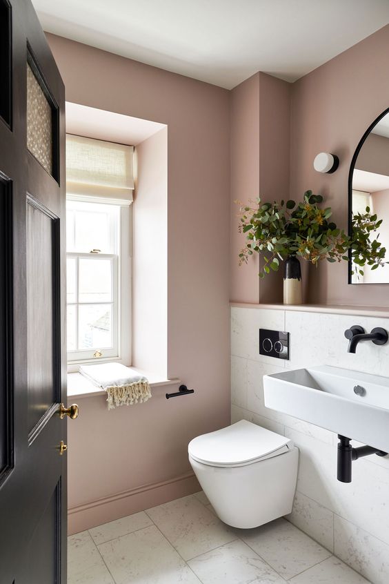 84 Lovely And Cute Pink Bathroom Decor Ideas - DigsDigs