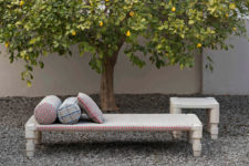 01 Garden Layers collection by Patricia Urquiola is inspired by Indian culture and textiles