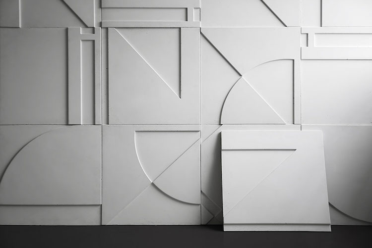 Edgy NHRXJ Character Wall Tiles Of Concrete