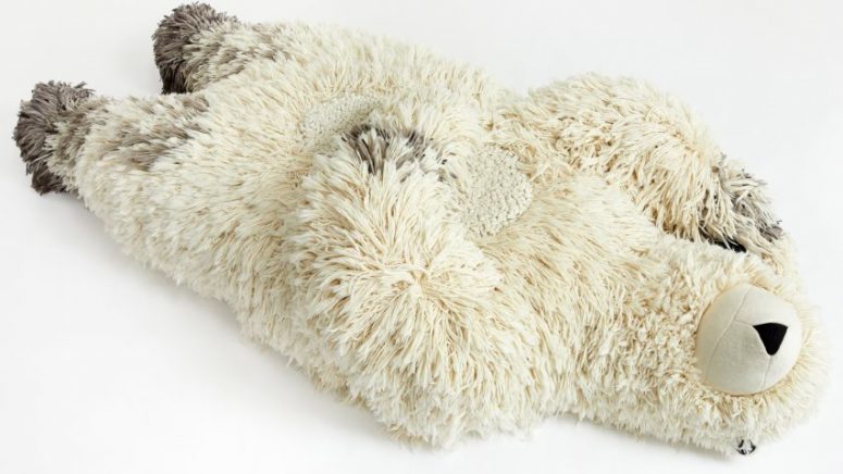 Polar Bear bean bag chair looks super cute and soft