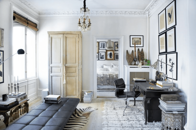 Stylish Apartment With A Lot Of Art And Designer Furniture