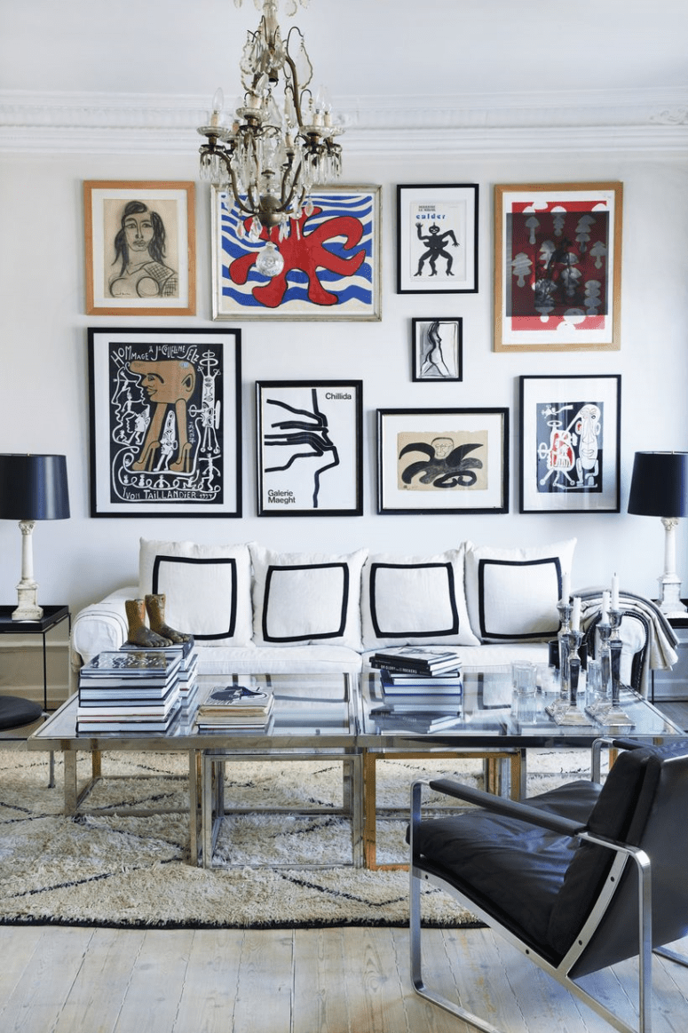 Stylish Apartment With A Lot Of Art And Designer Furniture - DigsDigs