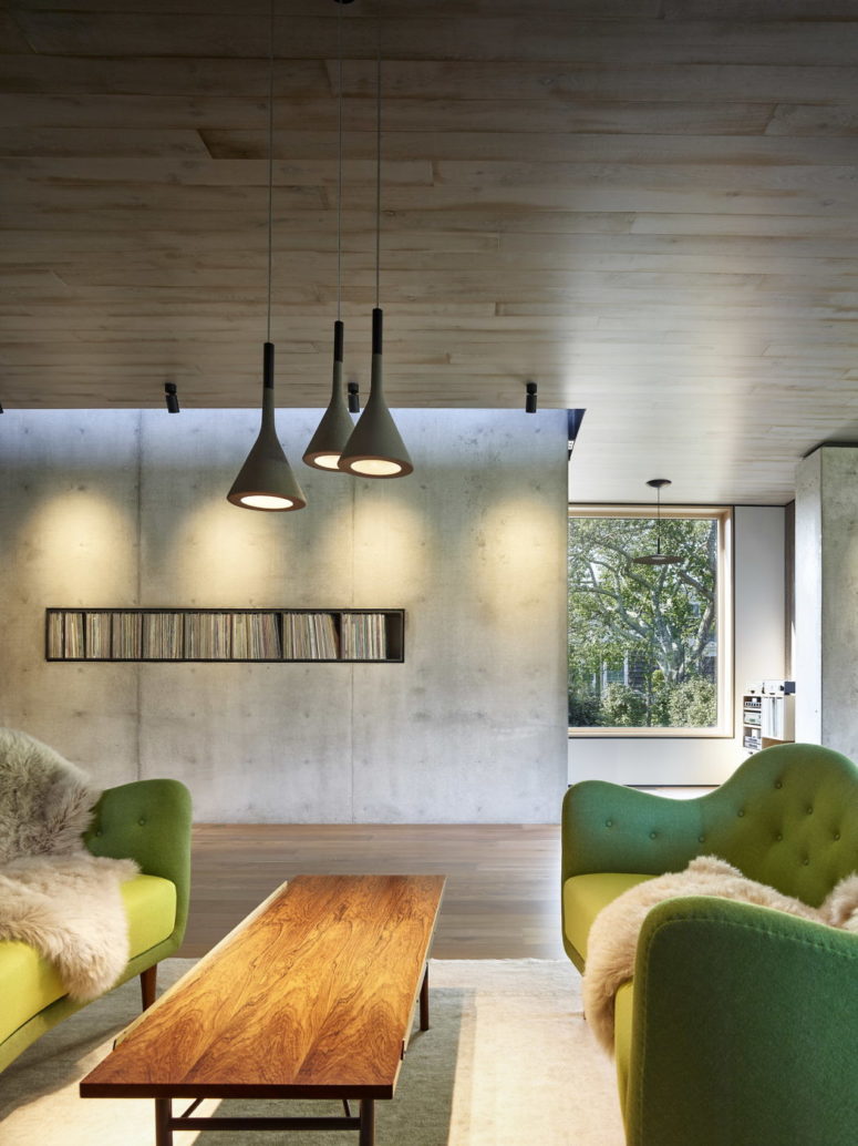 interior with lots of negative space There's much negative space in decor, which makes the rooms feel airy and light