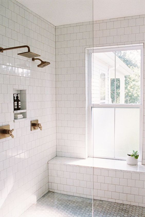 Window In The Shower: Pros And Cons And 25 Ideas - DigsDigs