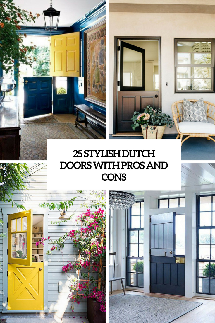 stylish dutch doors with pros and cons cover