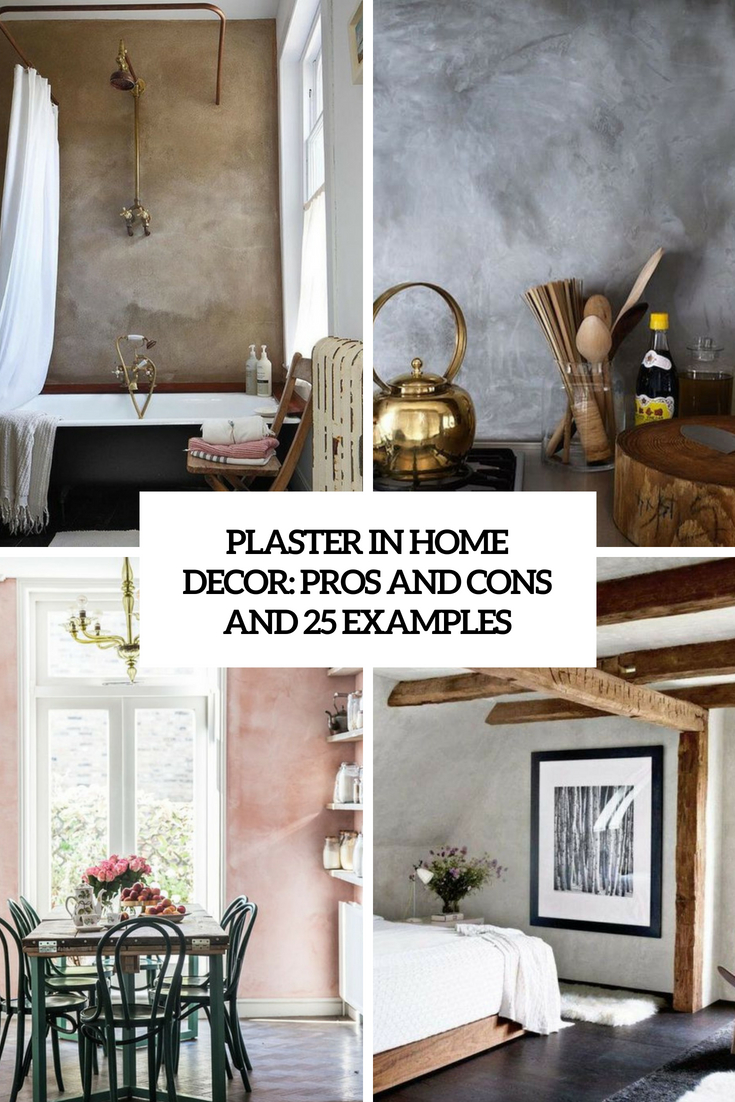 plaster in home decor pros and cons and 25 examples cover