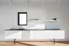 04 Minimalist approach in decor highlights the views and make the house a peaceful place to live in