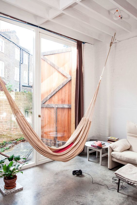 25 Relaxing Ideas To Rock A Hammock Indoors DigsDigs