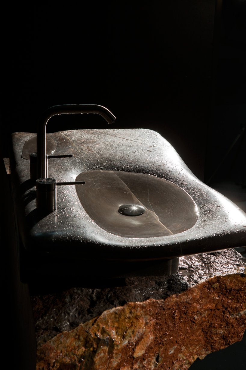 Combine such sinks with rough stone vanities for a spa feel and a unique look