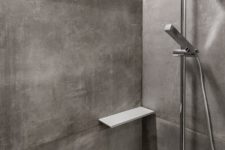 all grey bathroom design