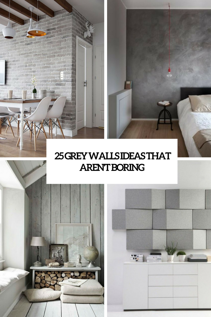 25 Grey Walls Ideas That Aren T Boring Digsdigs