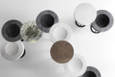 01 New Moon table is a unique and elegant item inspired by the moon and its phases and showing them off with its design